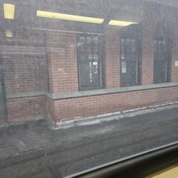 MBTA South Attleboro Commuter Station - View from the commuter rail