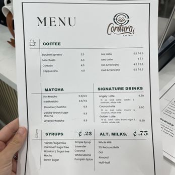 Cordura Coffee - Menu - Coffee & Tea Near Me - San Antonio, Texas Cordura Coffee - Menu - Coffee & Tea Near Me - San Antonio, Texas