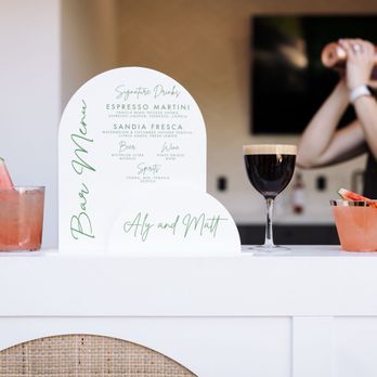 Plush Luxury Events - A+M Custom Signage and Tablescape - Party & Event Planning Near Me Plush Luxury Events - A+M Custom Signage and Tablescape - Party & Event Planning Near Me