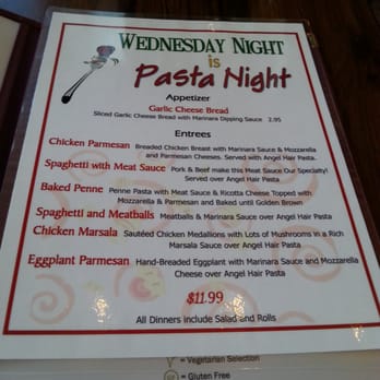 Cafe Alfresco - Pasta nite sitting outside nice breeze. - New American Near Me - Dunedin, Florida