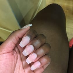 When he fixed my nails because Nail Pro messed them up bad!