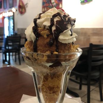 Quates Mexican Restaurant - Fried ice cream. - Mexican Near Me - Oakland Park, Florida