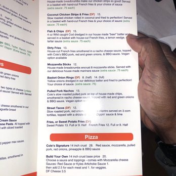 Cole's - Gluten-Free Near Me - Spokane, Washington