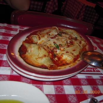 Buca di Beppo Italian Restaurant - Quattro Al Forno: Cheese Manicotti, Chicken Cannelloni, Baked Ravioli and Stuffed Shells - Italian Near Me - Brea, California