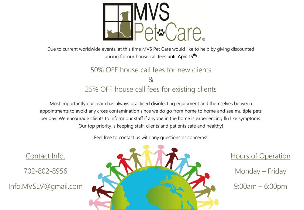 MVS PET CARE LAS VEGAS Updated September 2024 Las Vegas, Nevada