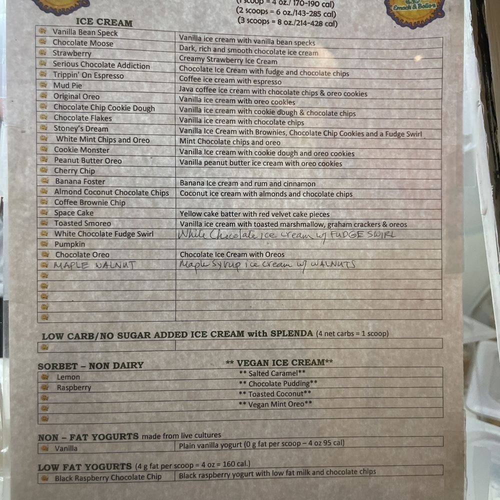 Emack and Bolio's - Menu - Ice Cream & Frozen Yogurt Near Me - New York, New York Emack and Bolio's - Menu - Ice Cream & Frozen Yogurt Near Me - New York, New York