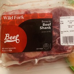 Beef shanks purchased.  This is one package of two that I purchased.  Great value.