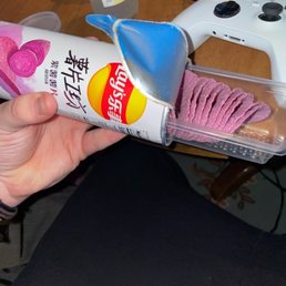 Lays purple sweet potato and sea salt chips Lays purple sweet potato and sea salt chips