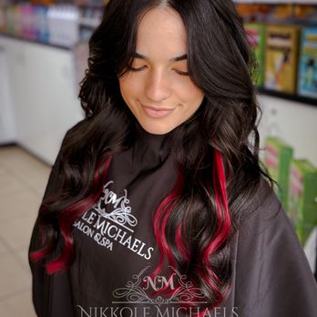 Nikkole Michaels Salon & Spa - Bold pops of color to express your unique style! - Hair Salons Near Me - Spring Hill, Florida Nikkole Michaels Salon & Spa - Bold pops of color to express your unique style! - Hair Salons Near Me - Spring Hill, Florida