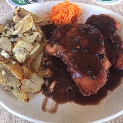 Zum Pfannenstiel - Pfefferschnitzel mit Bratkartoffeln Mein Lieblingsgericht