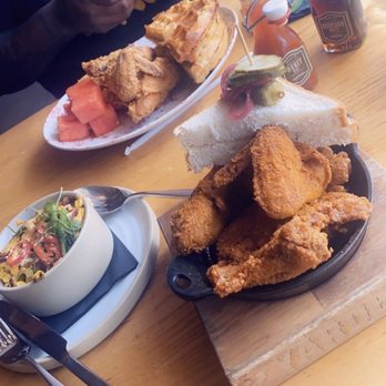 Yardbird Table & Bar - Southern Street Corn Chicken & waffles Bang Bang fried chicken - Southern Near Me - Miami Beach, Florida Yardbird Table & Bar - Southern Street Corn Chicken & waffles Bang Bang fried chicken - Southern Near Me - Miami Beach, Florida