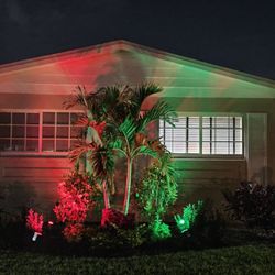 Nursery Elegua's - Front yard at night