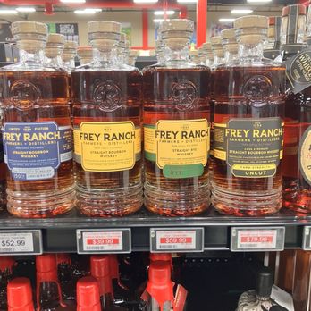 Lee's Discount Liquor - The basic lineup of Frey Ranch Bourbon and Rye - Beer, Wine & Spirits Near Me - Reno, Nevada Lee's Discount Liquor - The basic lineup of Frey Ranch Bourbon and Rye - Beer, Wine & Spirits Near Me - Reno, Nevada