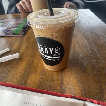 Crave Coffee & Tea - Iced latte - Coffee & Tea Near Me - Riverside, California Crave Coffee & Tea - Iced latte - Coffee & Tea Near Me - Riverside, California