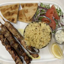 Souvlaki Platter Lunch Special