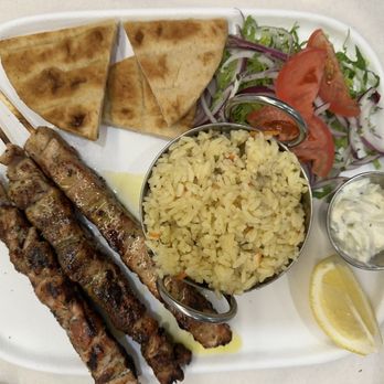 Plateia GR - Souvlaki platter (chicken) - Greek Near Me - Queens, New York