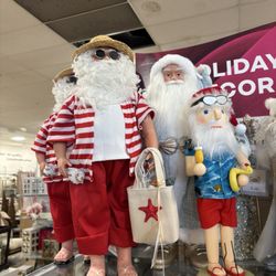 Marshalls - Santa Claus is ready for the beach.