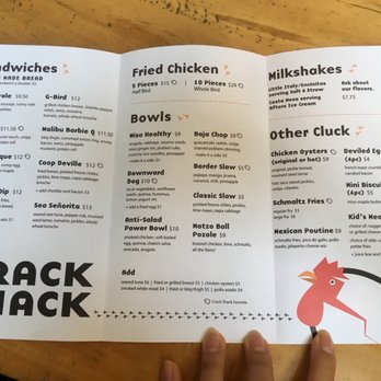 The Crack Shack - Chicken Shop Near Me - Costa Mesa, California