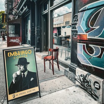 Embriago Coffee - Exterior - Coffee & Tea Near Me - New York, New York Embriago Coffee - Exterior - Coffee & Tea Near Me - New York, New York