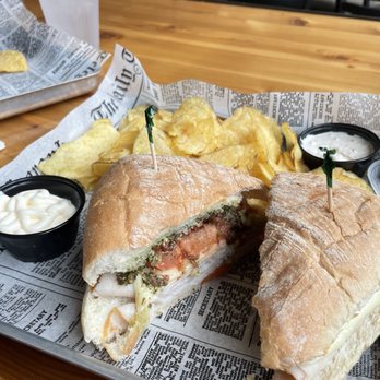 The Local 105 - Turkey Pesto Melt - New American Near Me - New Prague, Minnesota The Local 105 - Turkey Pesto Melt - New American Near Me - New Prague, Minnesota