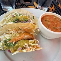 The grilled fish tacos- yum! The grilled fish tacos- yum!
