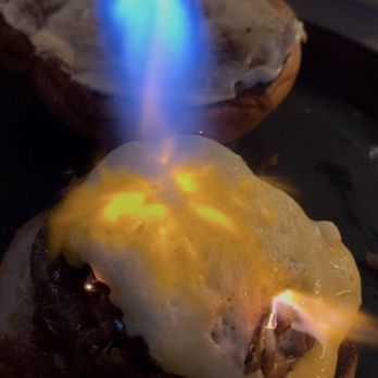 Mr. T - Burger flambé - French Near Me - Los Angeles, California