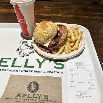 Kelly's Roast Beef - The Original Three Way Roast Beef Meal. Better than it looks! - Seafood Near Me - Salem, New Hampshire