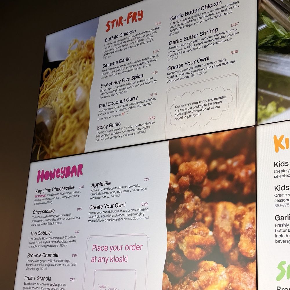 honeygrow - Menu - Salad Near Me - North Brunswick, New Jersey