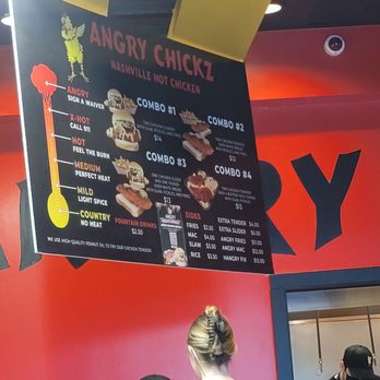 Angry Chickz - Menu Be advised  very spicy  so be careful what you ordered - Chicken Shop Near Me - Temecula, California