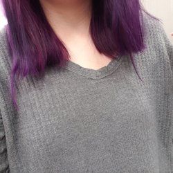 The Lock Shop Salon - Before, bad haircut from another salon