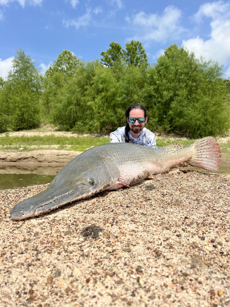 Bubba Bedre's Garzilla Texas Alligator Gar Fishing Logo