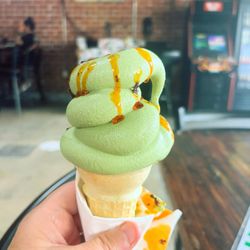 Brick Box Brewery - Matcha cone with chili oil!