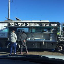 Taqueria Lalos Truck - These 2 were excited to stop here on our trip & share this hidden gem with me. Yes man, delicious! Maurice was very magical!