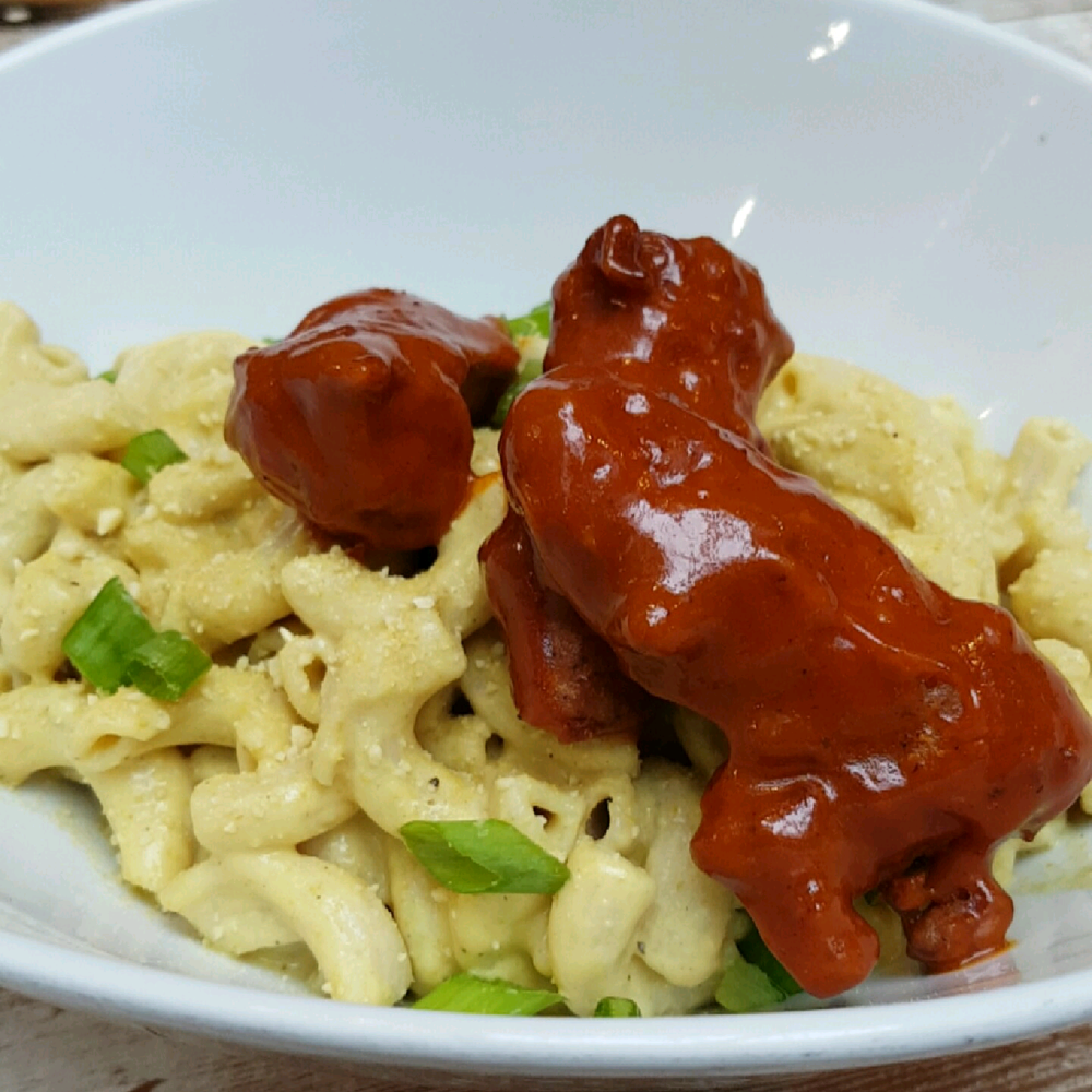 MeeT - Mac n Cheese with Buffalo Chiggins! - Burgers Near Me - Vancouver, British Columbia MeeT - Mac n Cheese with Buffalo Chiggins! - Burgers Near Me - Vancouver, British Columbia