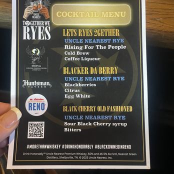 Huntsman Tavern - Menu from Yelp event. I had the old fashion and it was delightful! - Pubs Near Me - Sparks, Nevada Huntsman Tavern - Menu from Yelp event. I had the old fashion and it was delightful! - Pubs Near Me - Sparks, Nevada