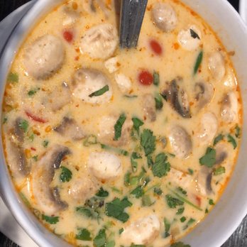 Panvimarn Thai Cuisine - Tom Kha Gai Soup - Thai Near Me - Long Beach, California Panvimarn Thai Cuisine - Tom Kha Gai Soup - Thai Near Me - Long Beach, California
