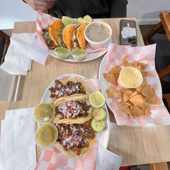 Nora's Kitchen - 3 Quesabirria Tacos, 3 Steak Tacos, Small Chips and Queso - Mexican Near Me - Philadelphia, Pennsylvania