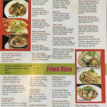 Thai Pepper True Thai Kitchen - Full Menu (page 3 of 7) (prices current as of May 6th, 2024) - Thai Near Me - Tacoma, Washington
