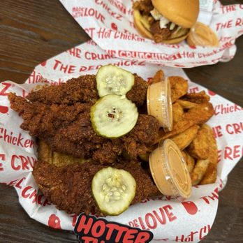 The Red Chickz - Chicken Tenders & potato wedges - Chicken Shop Near Me - Fresno, California