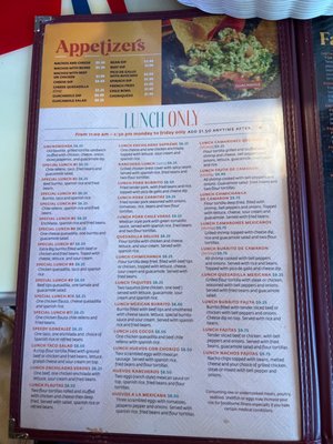 Menu photo 1 Rey Azteca Warminster, PA