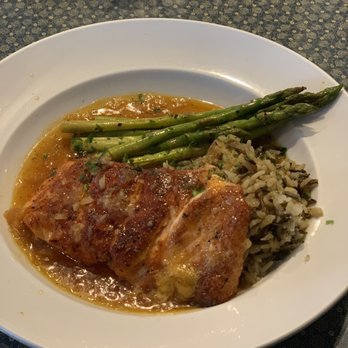 The CD Cafe - Honey Blackened Salmon was delicious! - New American Near Me - Solomons, Maryland