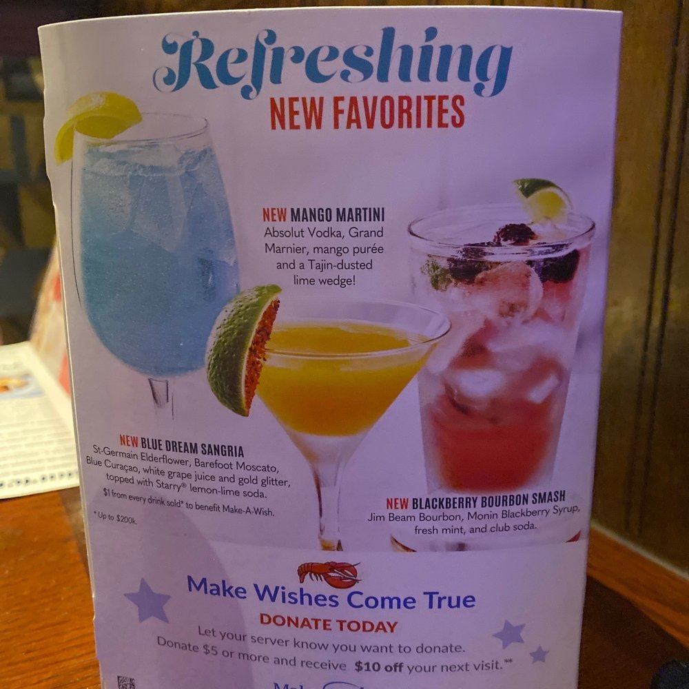 Red Lobster - Drinks- - Seafood Near Me - Port Charlotte, Florida
