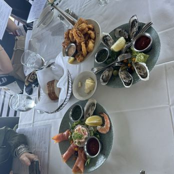 The Spinnaker - Seafood Sampler, Oysters on the Half Shell, Calamari Fritte - Breakfast & Brunch Near Me - Sausalito, California The Spinnaker - Seafood Sampler, Oysters on the Half Shell, Calamari Fritte - Breakfast & Brunch Near Me - Sausalito, California