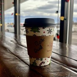 My triple shot latte!