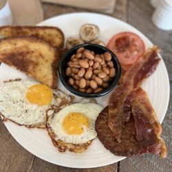 Gourmand Cafe - English breakfast- you won't walk away hungry with these ample portions!