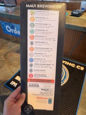 Menu photo 8 Maui Brewing Lahaina, HI Menu photo 8 Maui Brewing Lahaina, HI