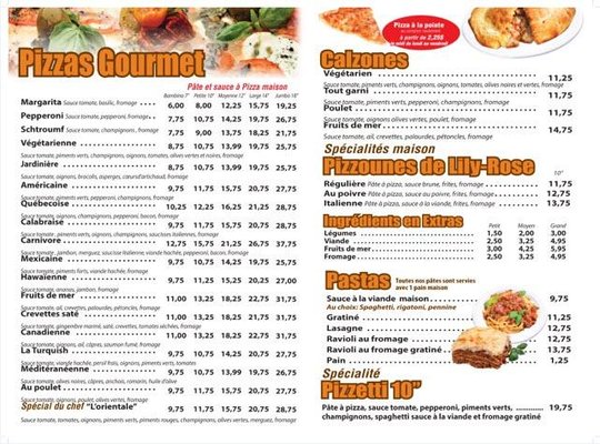 Menu photo 6 Pizza l'Assomption L'Assomption, QC