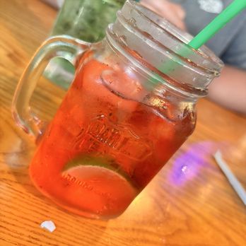 Quaker Steak & Lube - watermelon jolly drink w fresh strawberries ( the best drink ive tried in my life!) - Chicken Wings Near Me - Charleston, West Virginia Quaker Steak & Lube - watermelon jolly drink w fresh strawberries ( the best drink ive tried in my life!) - Chicken Wings Near Me - Charleston, West Virginia