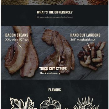 Burning Ear Media - Thebaconer.com flavor page layout - Web Design Near Me Burning Ear Media - Thebaconer.com flavor page layout - Web Design Near Me