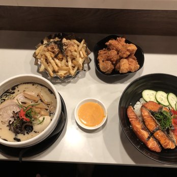 Yugo Ramen - Yugo Ramen, Chicken Karaage, Okonomiyaki Fries, and Salmon Don - Ramen Near Me - Newark, California Yugo Ramen - Yugo Ramen, Chicken Karaage, Okonomiyaki Fries, and Salmon Don - Ramen Near Me - Newark, California